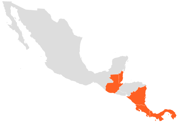 Mapa optimización fiscal , Centro America