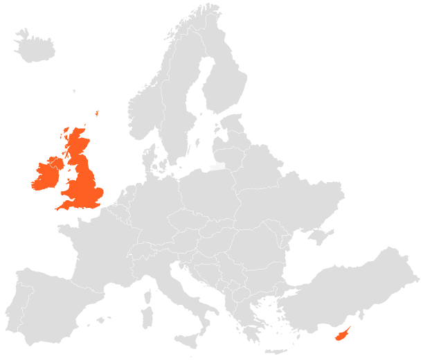 Mapa optimización fiscal , Europa